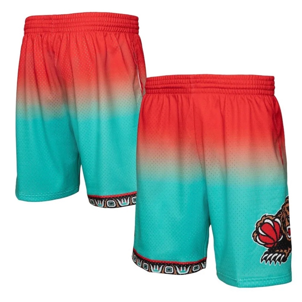 Mitchell & Ness 1996 Vancouver Grizzlies NBA Men's Swingman Shorts ombré mens